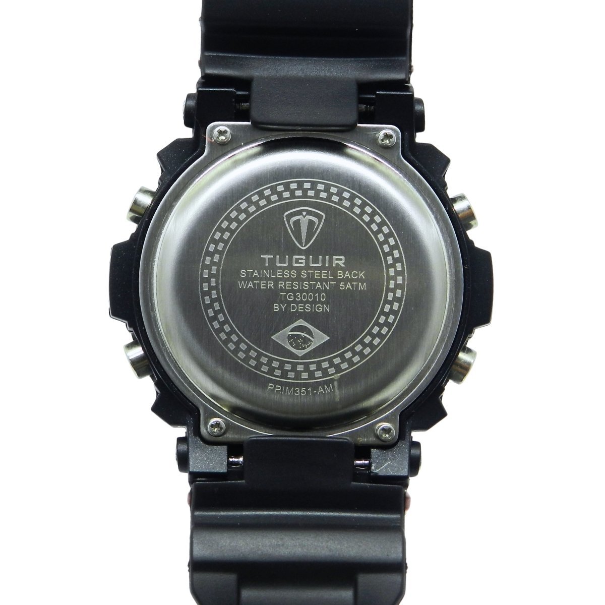 Relógio Masculino Tuguir Digital TG30580 Preto Preto 4