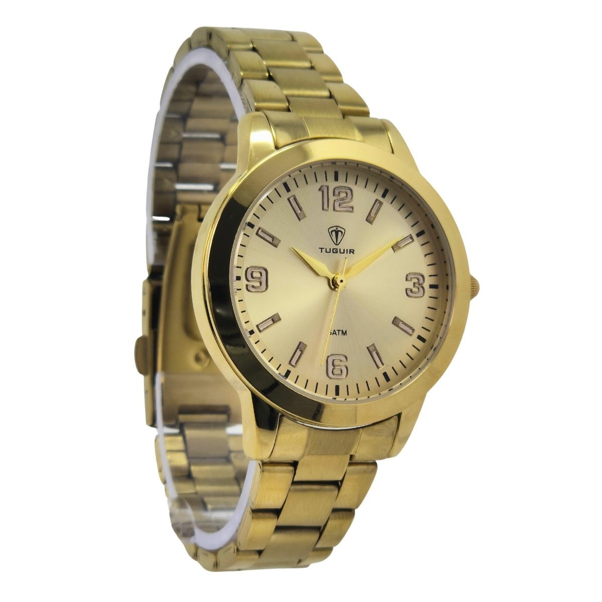 Relógio Feminino Tuguir Analógico TG188 Dourado Dourado 4