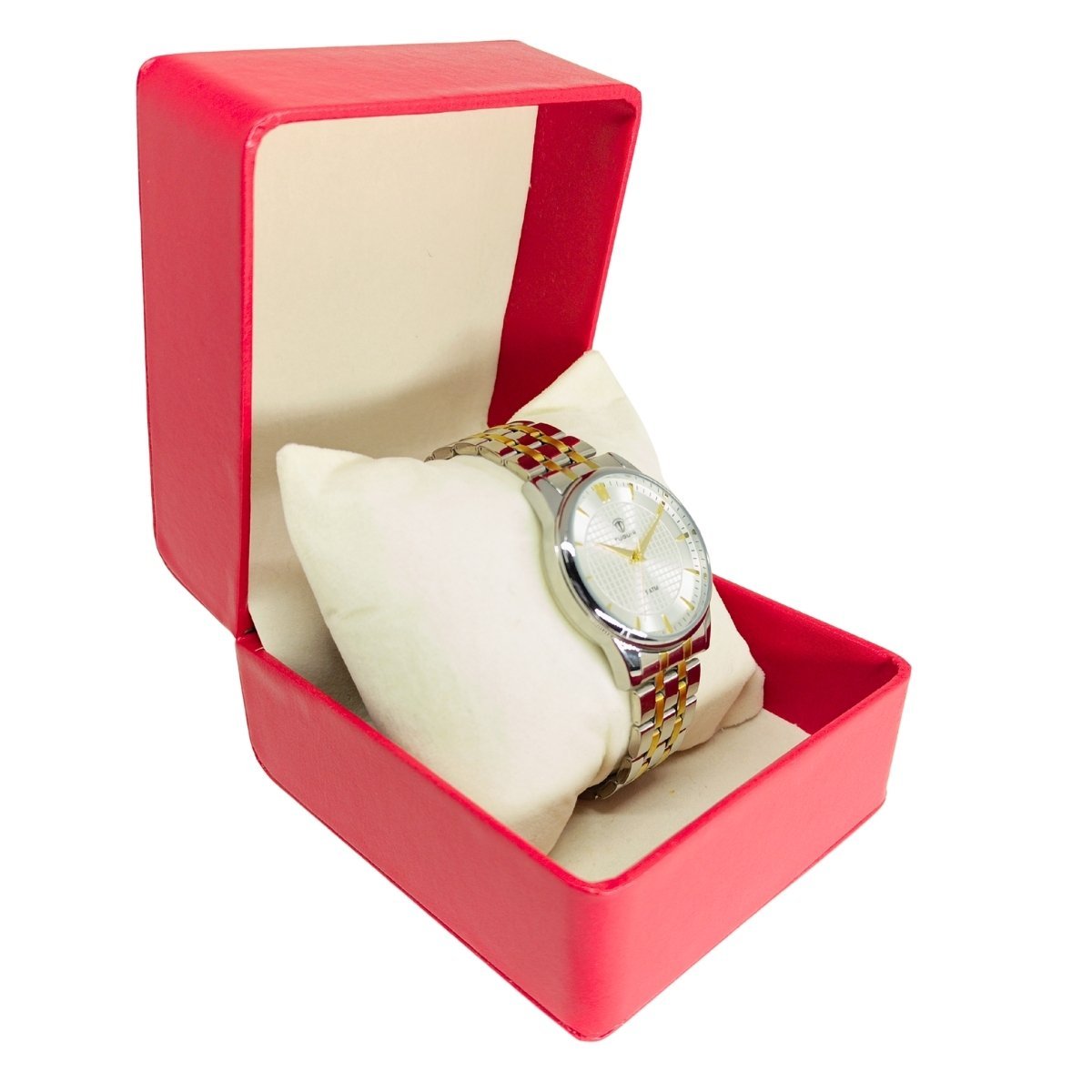 Relógio Feminino Tuguir Analógico 9182F Prata e Dourado Prata/Dourado 3