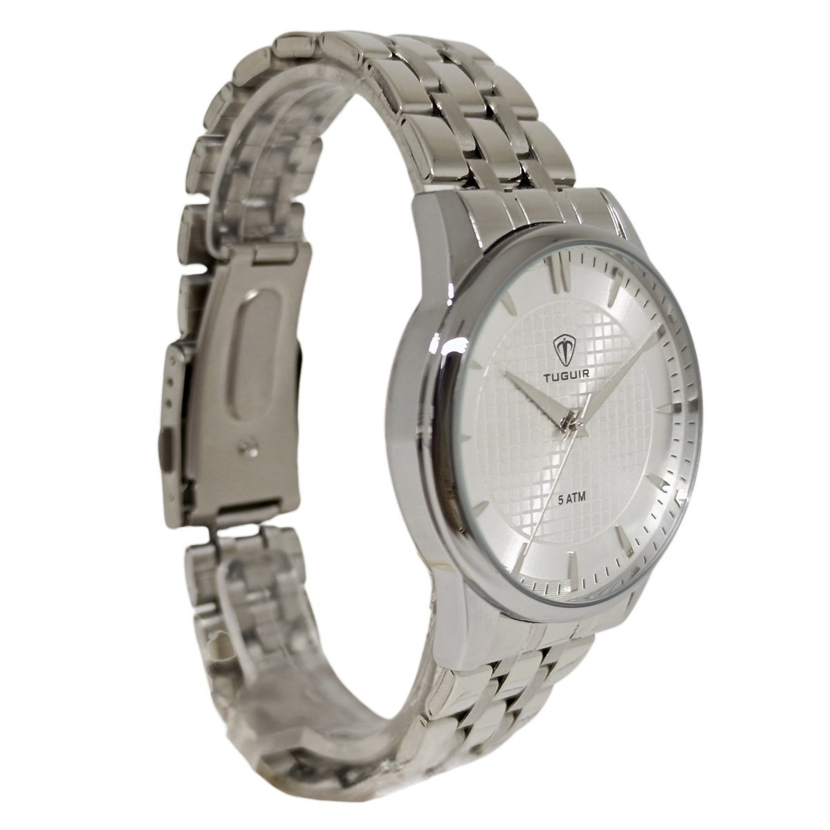 Relógio Feminino Tuguir Analógico 9182F Prata Prata 4