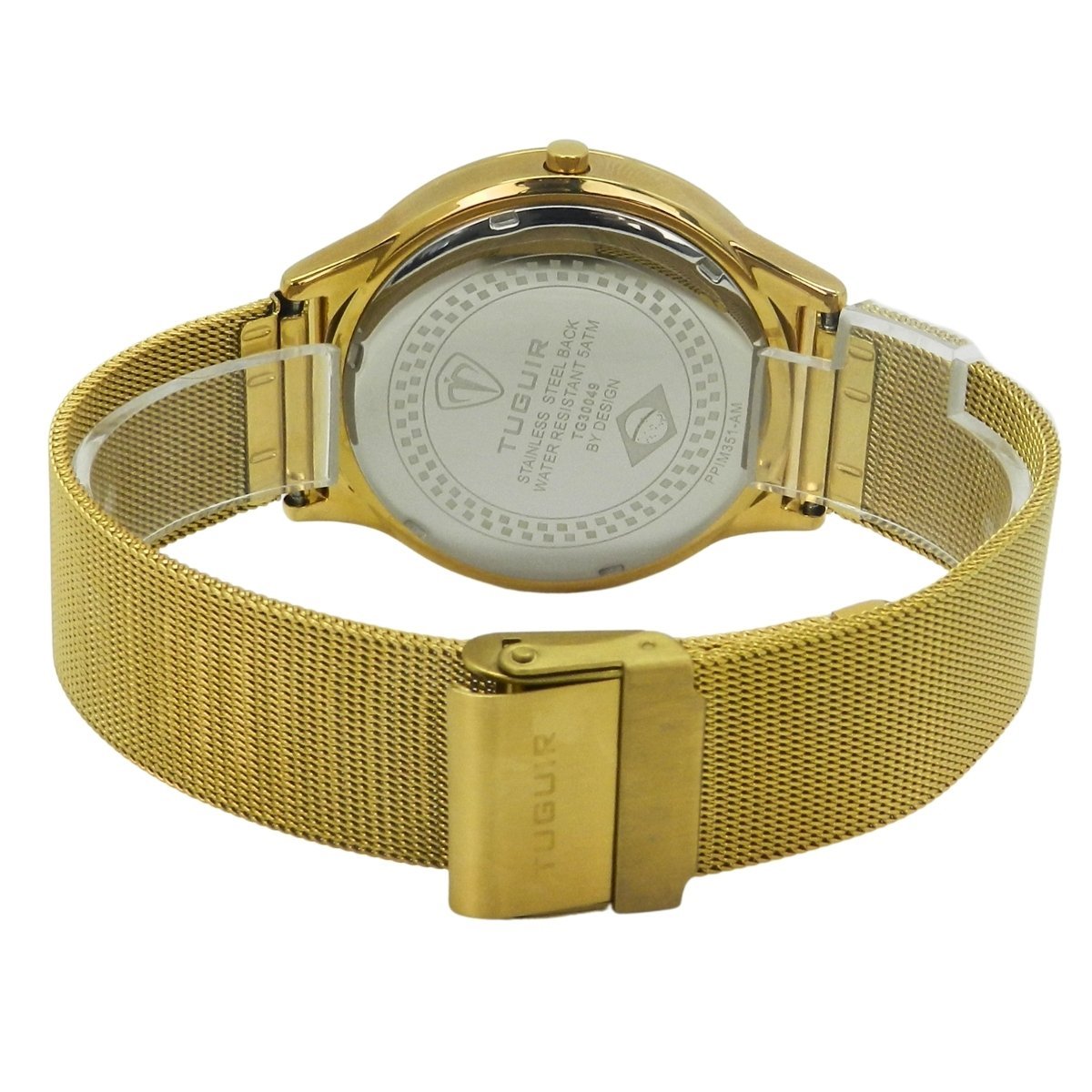 Relógio Feminino Tuguir Digital TG107 Dourado Dourado 4