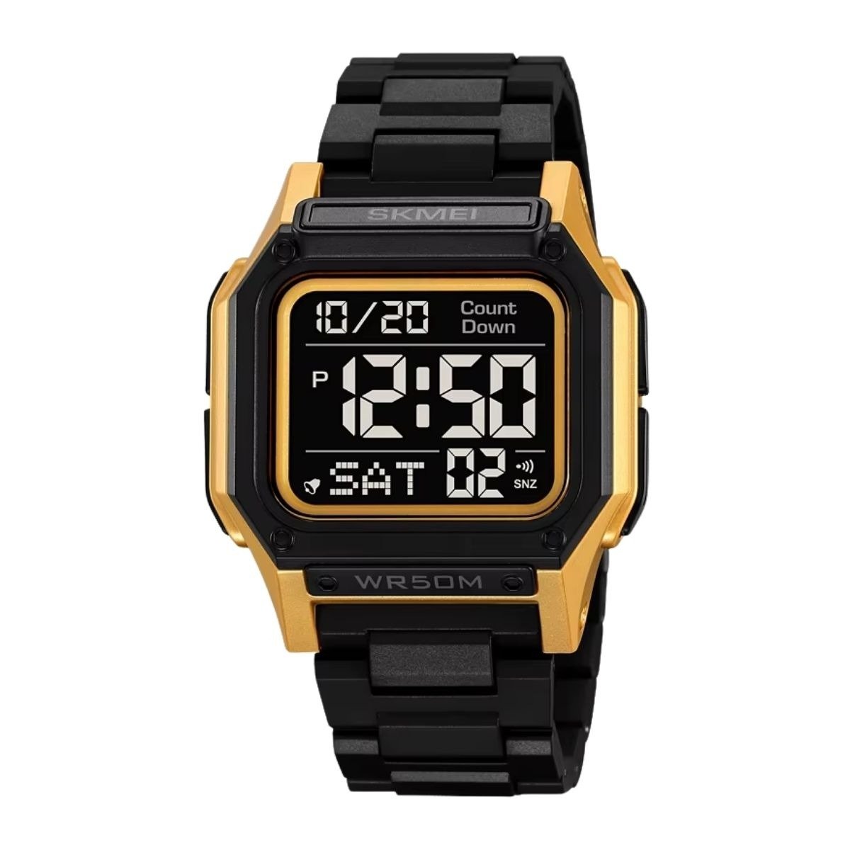 Relógio Masculino Skmei Digital 2264 Preto e Dourado