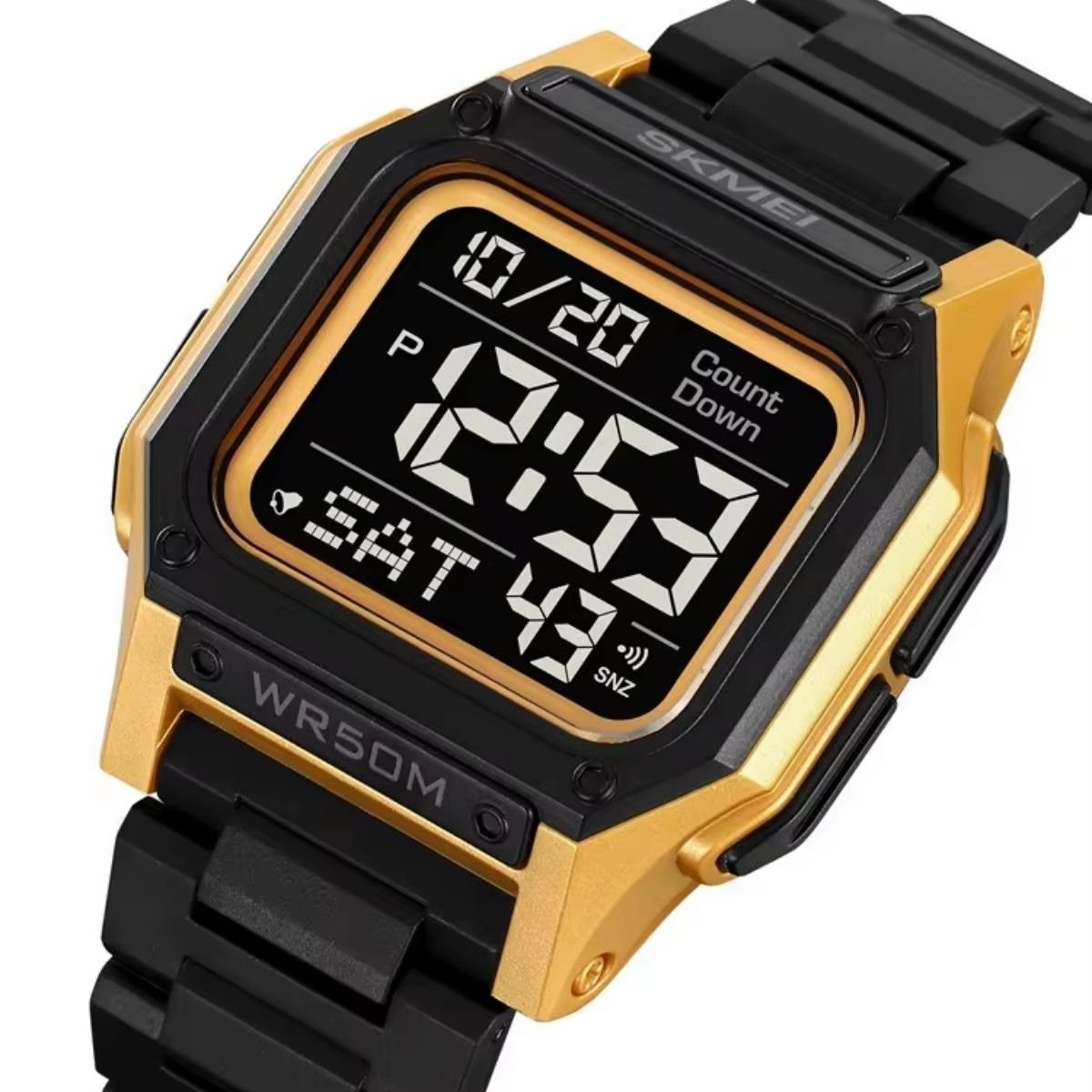 Relógio Masculino Skmei Digital 2264 Preto e Dourado Preto 2