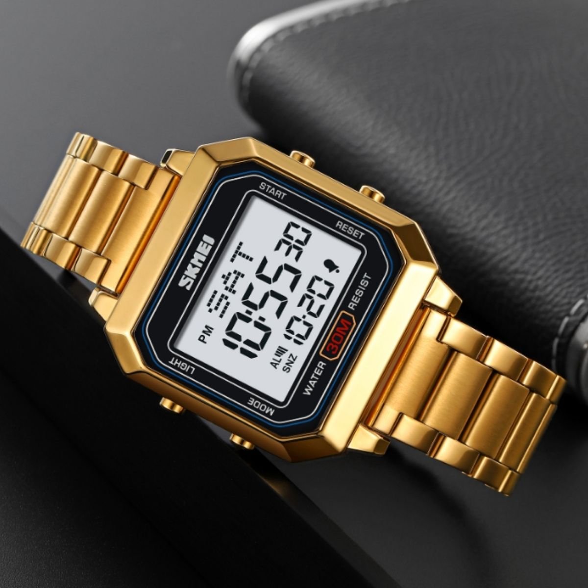 Relógio Masculino Skmei Digital 2149 Dourado e Preto Dourado 2