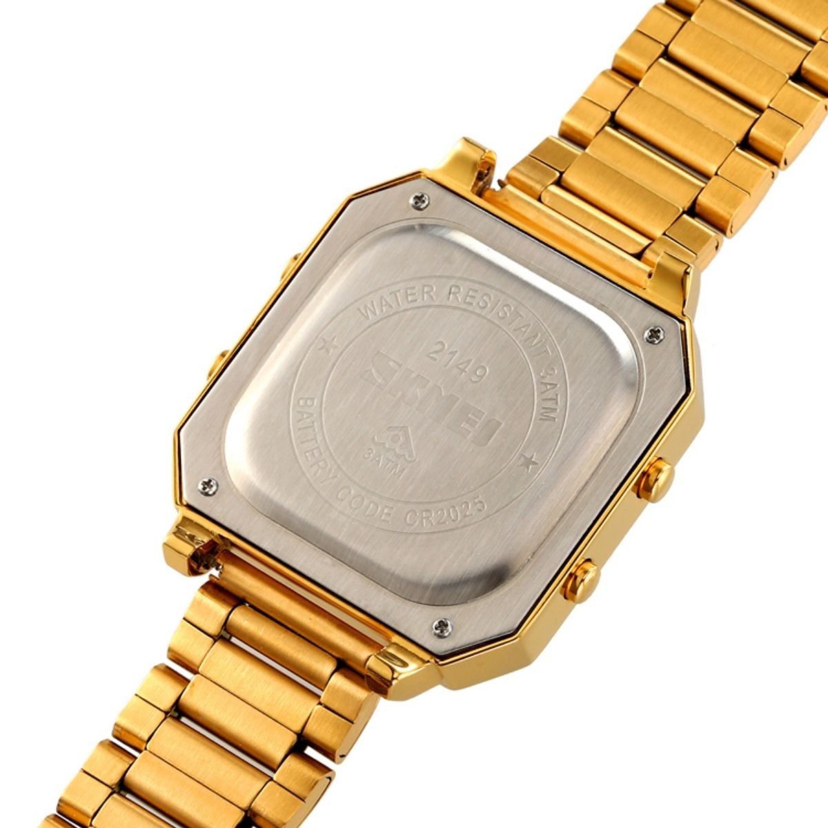 Relógio Masculino Skmei Digital 2149 Dourado e Preto Dourado 5