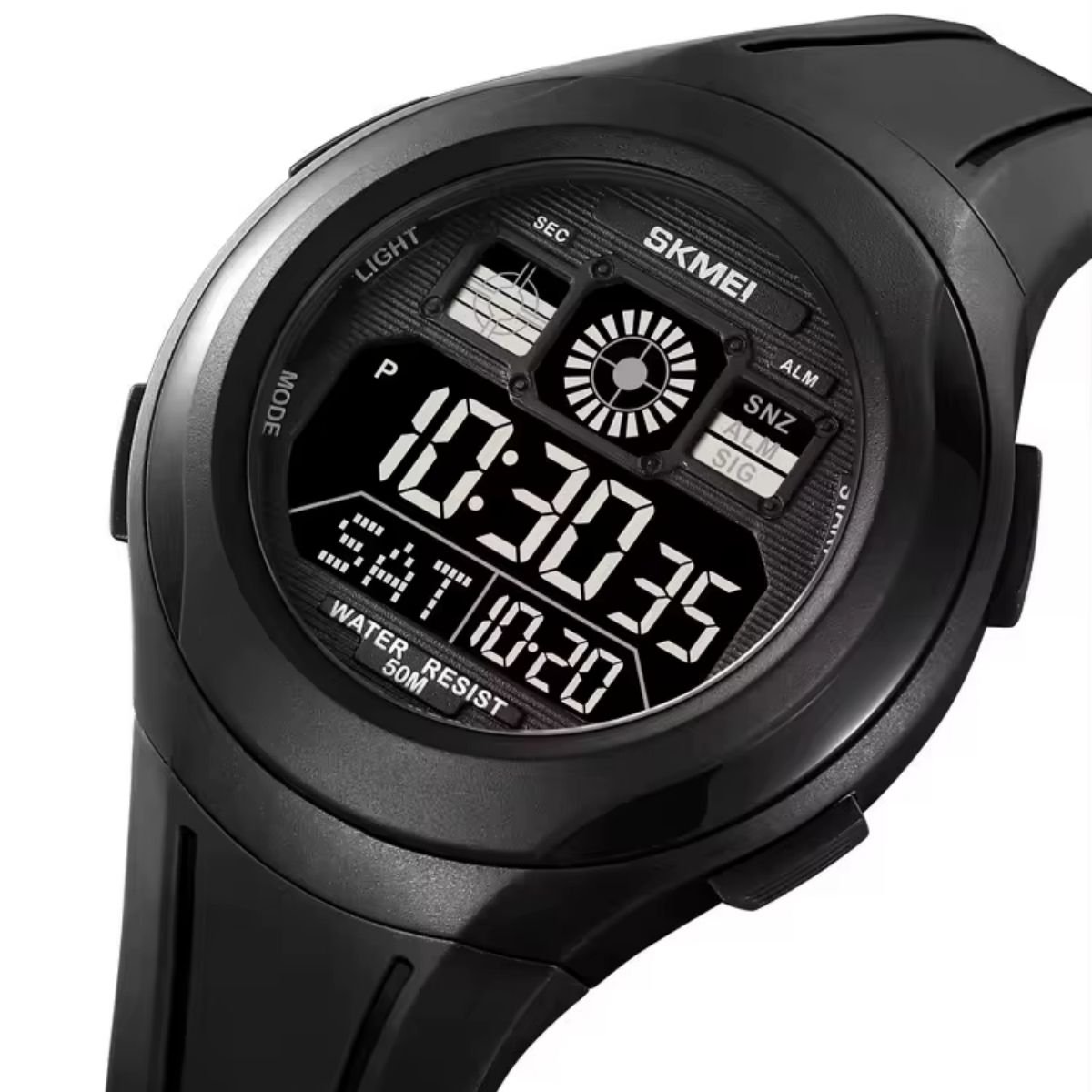 Relógio Unissex Skmei Digital 2104 Preto Preto 2