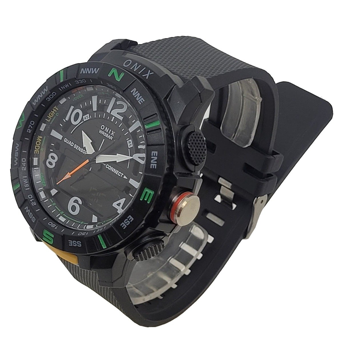 Relógio Masculino Onix AnaDigi OX125 Preto Preto 3