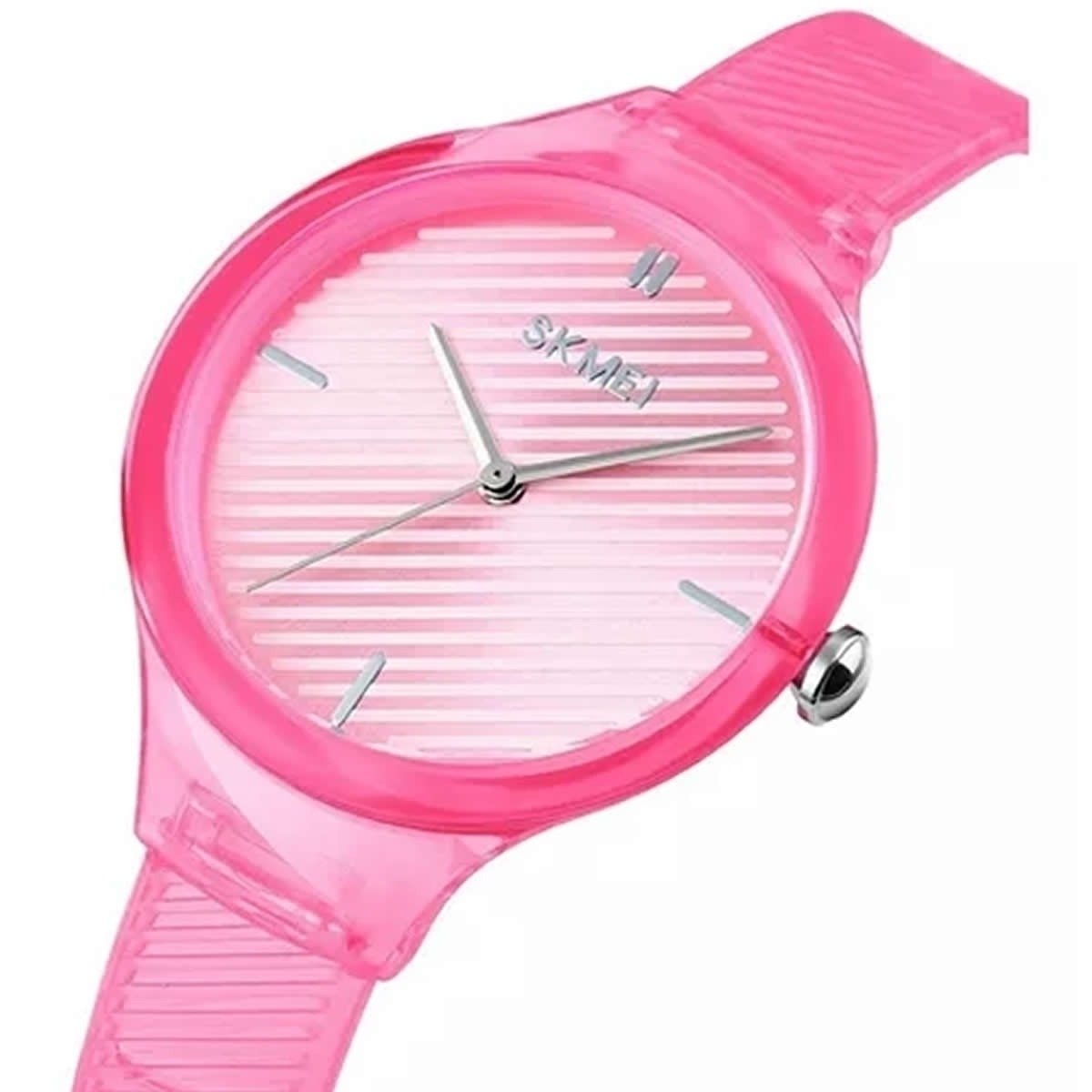 Relógio Feminino Skmei Analógico 1714 Rosa Rosa 2