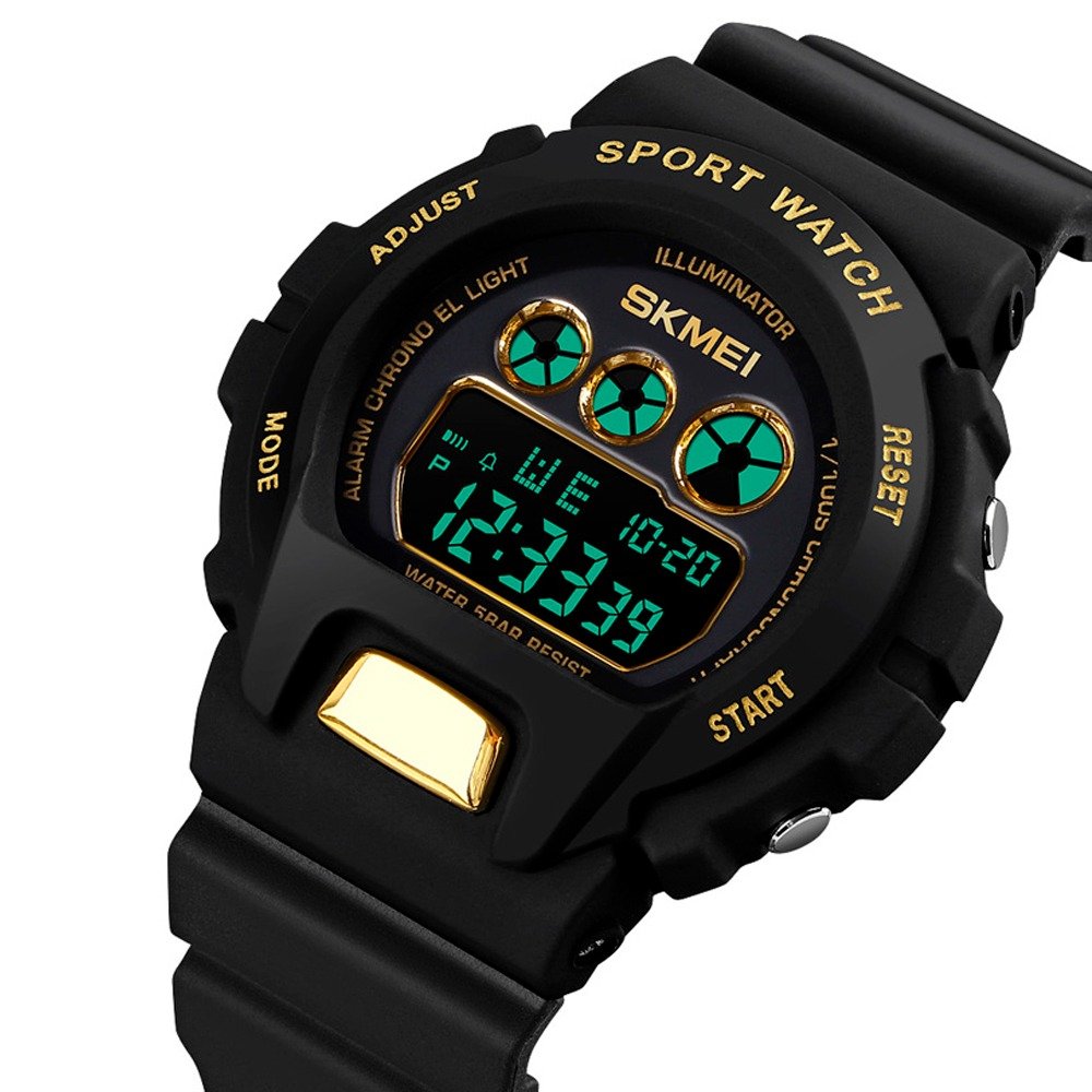 Relógio Masculino Skmei Digital 1775 Preto Preto 2