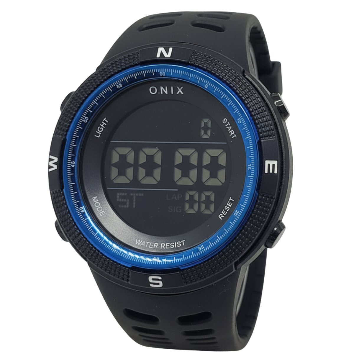 Relógio Masculino Onix Digital OX102 Preto e Azul