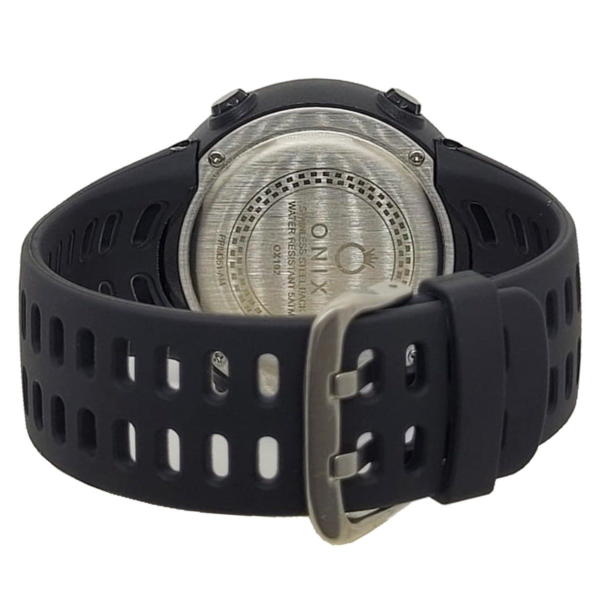 Relógio Masculino Onix Digital OX102 Preto e Azul Preto 6