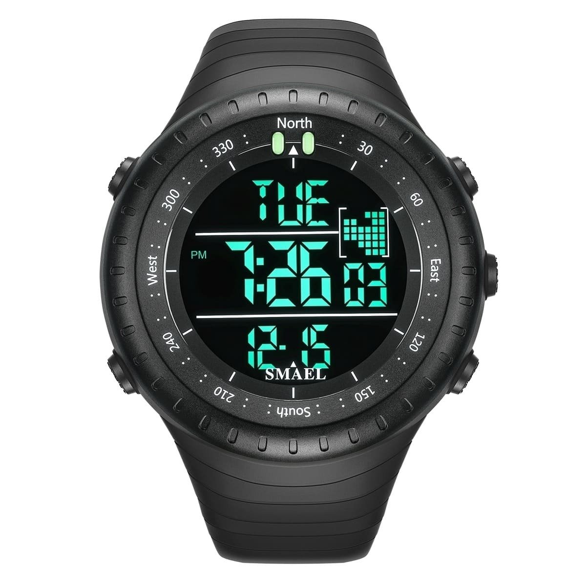 Relógio Masculino Smael Digital 1237 Preto