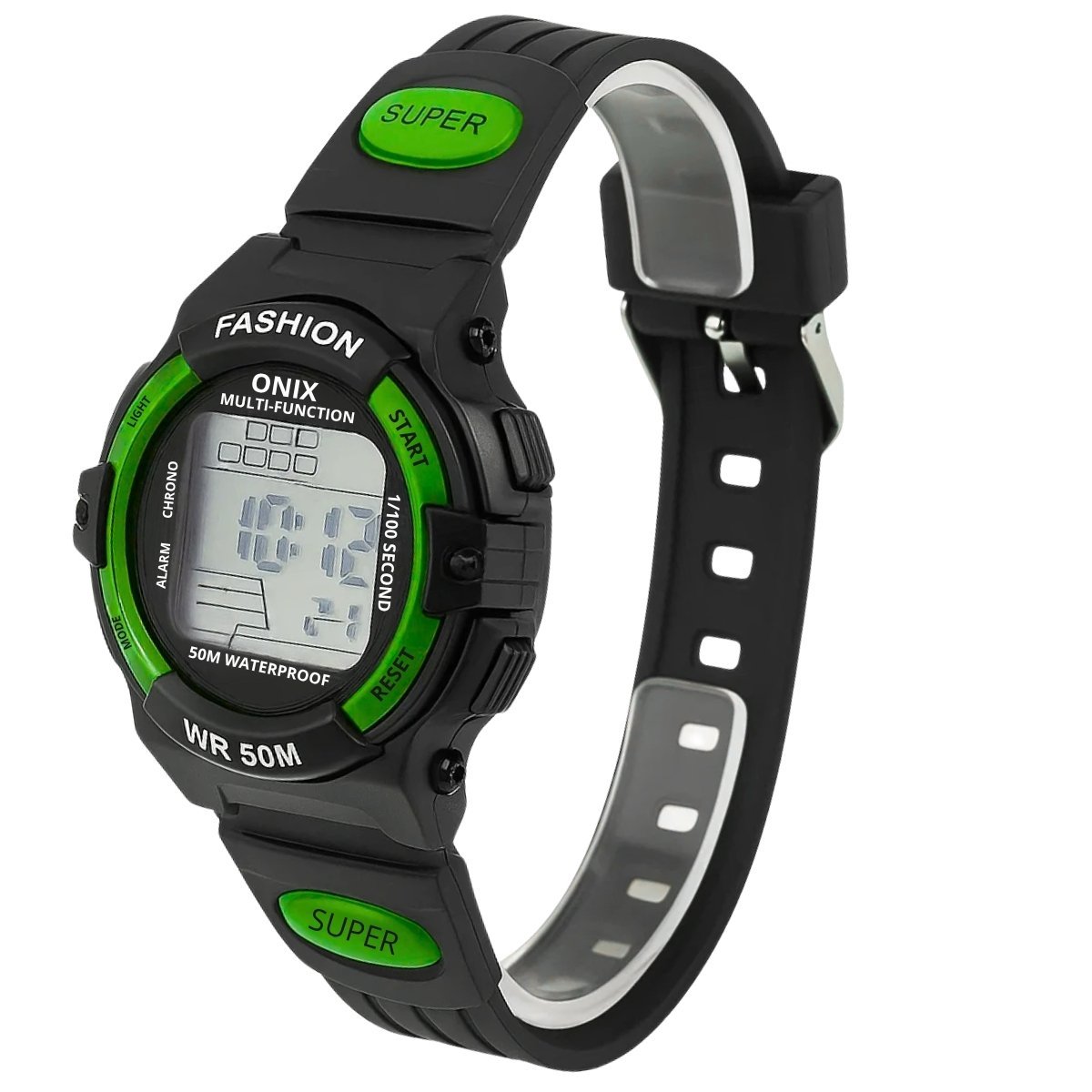 Relógio Menina Onix Digital IT-619 (0162) Preto e Verde Preto 5