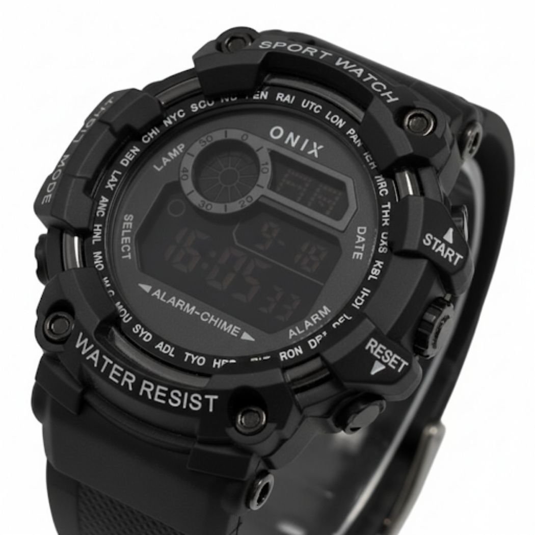 Relógio Masculino Onix Digital IT-1307H?0187? Preto Preto 2