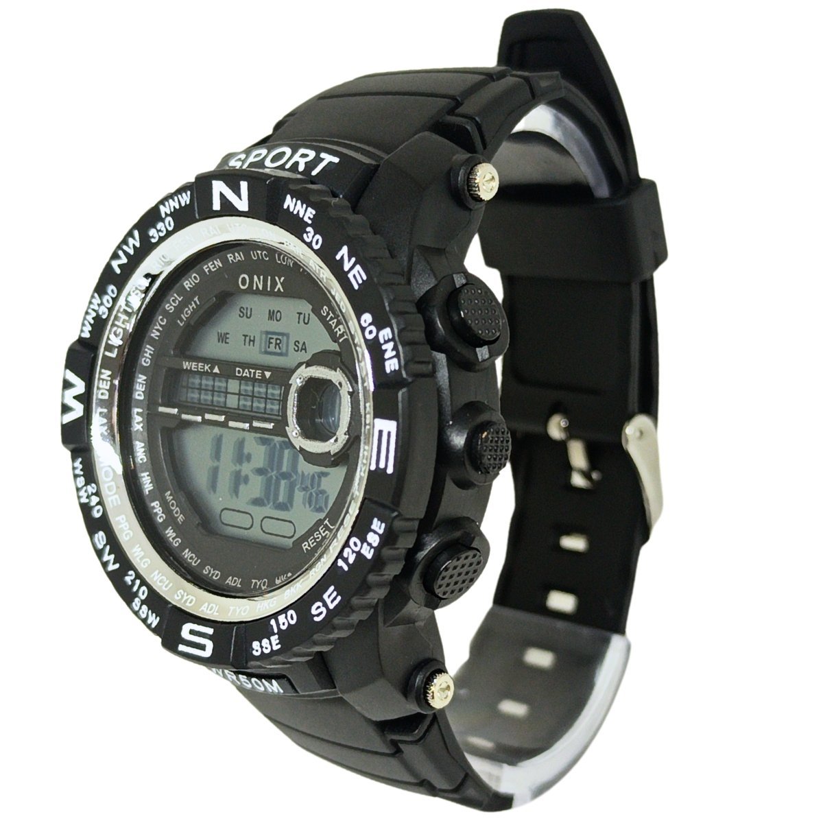 Relógio Masculino Onix Digital IT-889?0101? Preto Preto 4