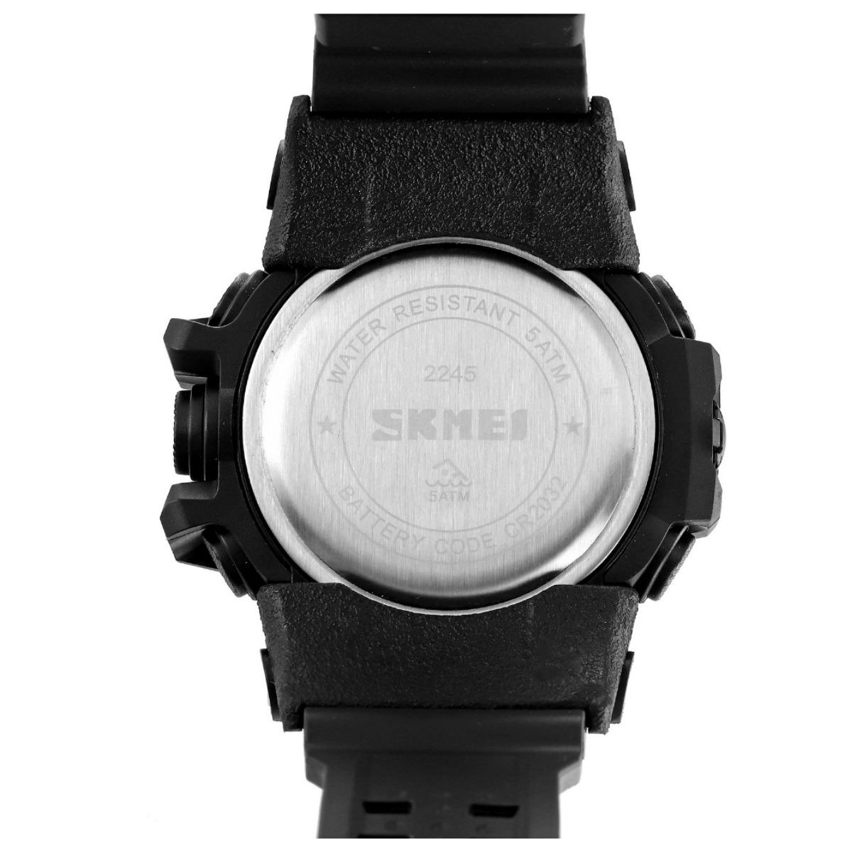 Relógio Masculino Skmei Digital 2245 Preto e Azul Preto 3