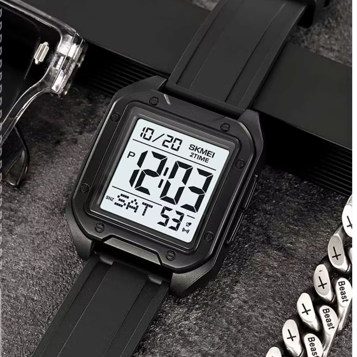 Relógio Masculino Skmei  2128 Preto Preto 2