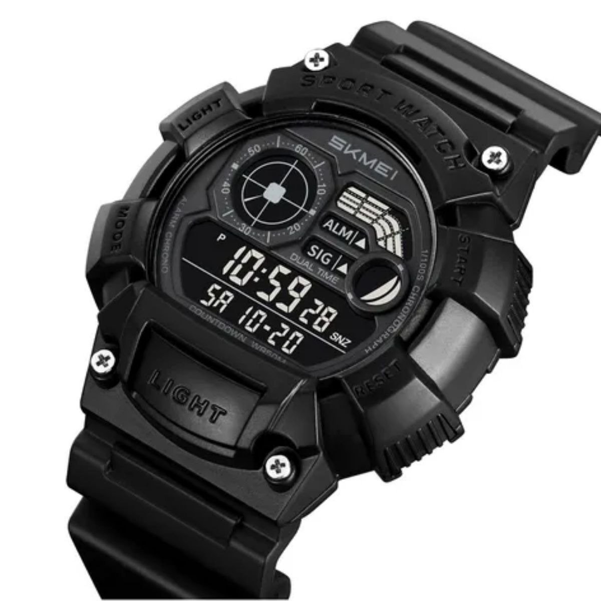 Relógio Masculino Skmei Digital 2403 Preto Preto 4