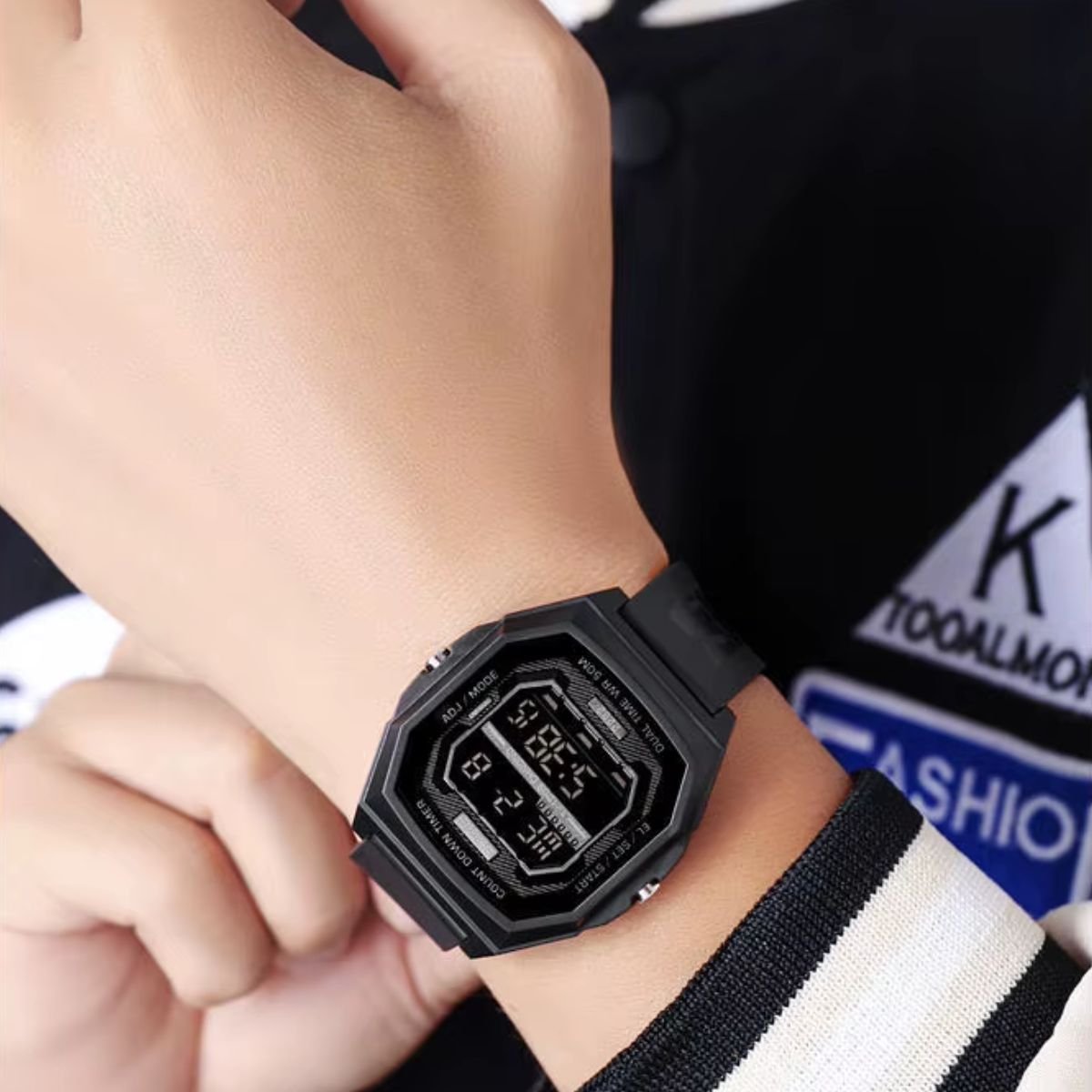 Relógio Unissex Skmei Digital 2282 Preto Preto 3