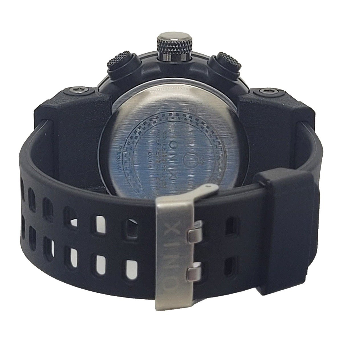 Relógio Masculino Onix AnaDigi OX116 Preto e Dourado Preto 5