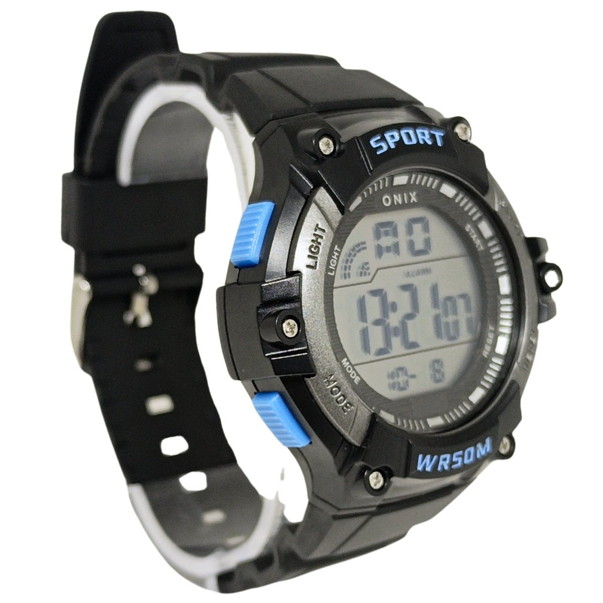 Relógio Masculino Onix Digital IT-383?0153? Preto e Azul Preto 4