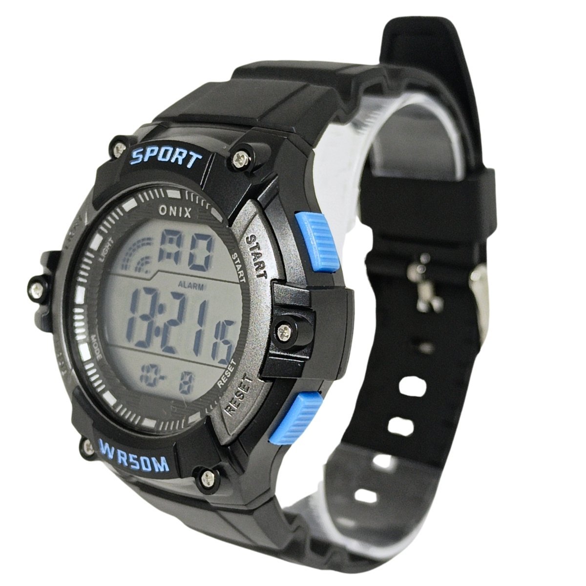 Relógio Masculino Onix Digital IT-383?0153? Preto e Azul Preto 5