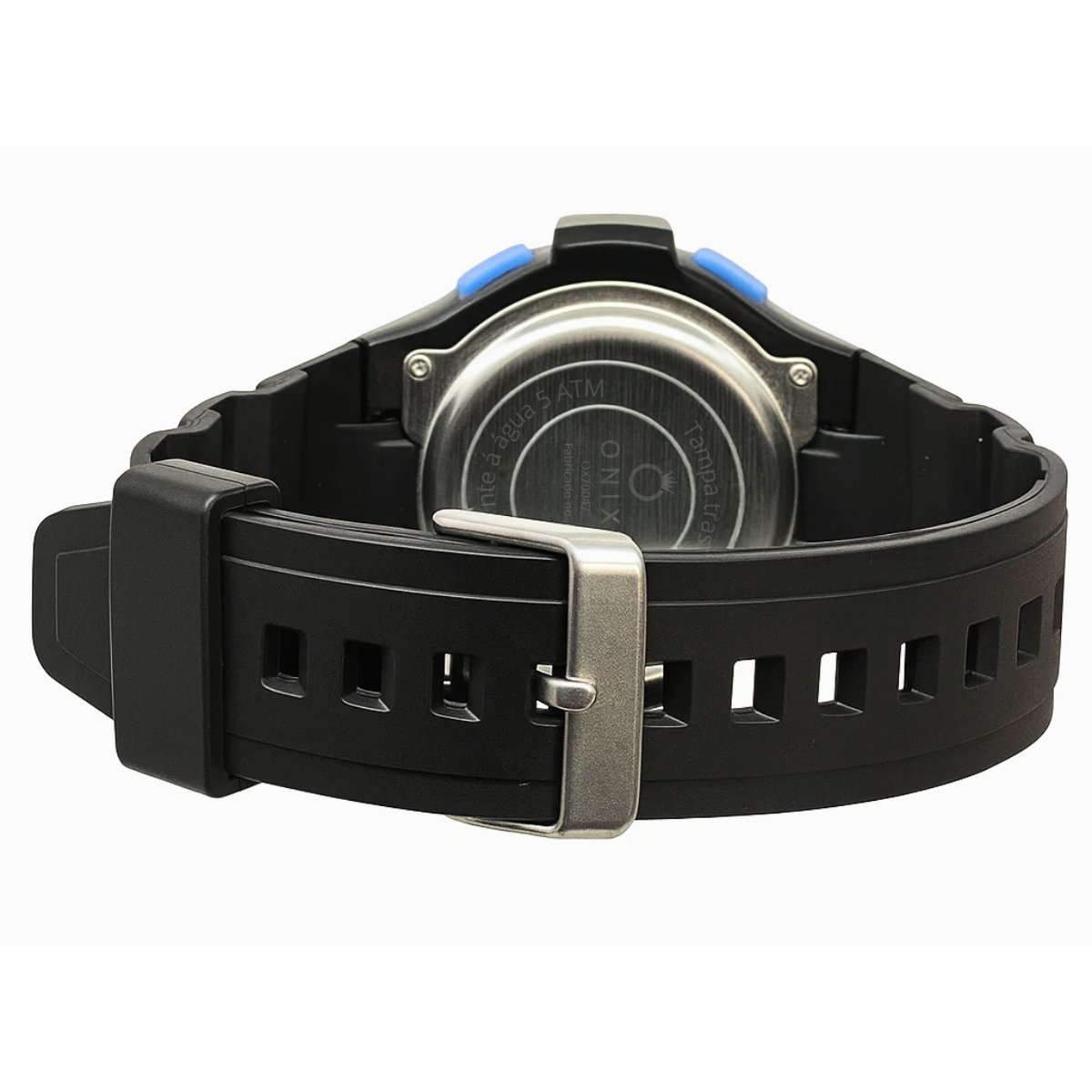 Relógio Masculino Onix Digital IT-383?0153? Preto e Azul Preto 6