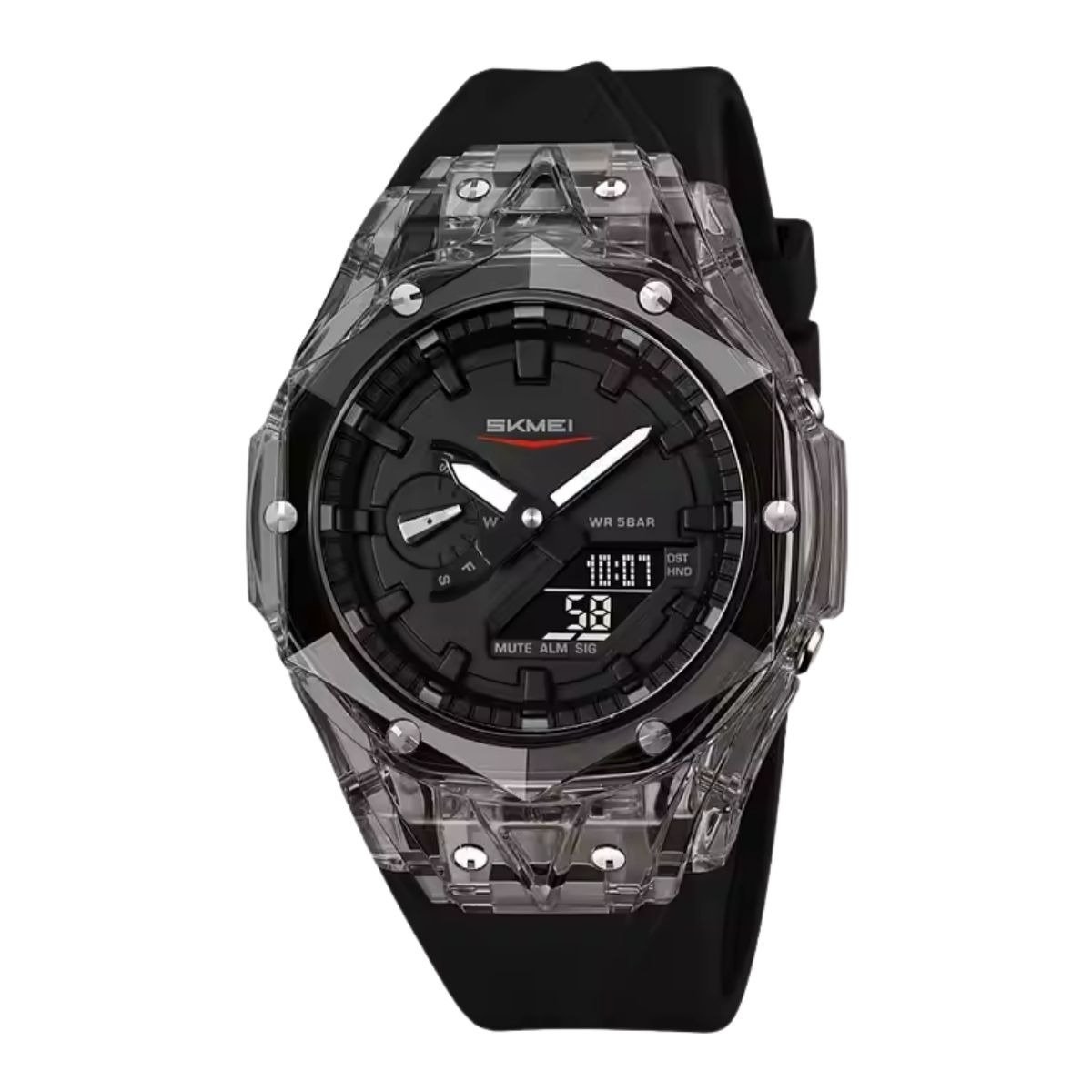 Relógio Masculino Skmei AnaDigi 2411 Preto