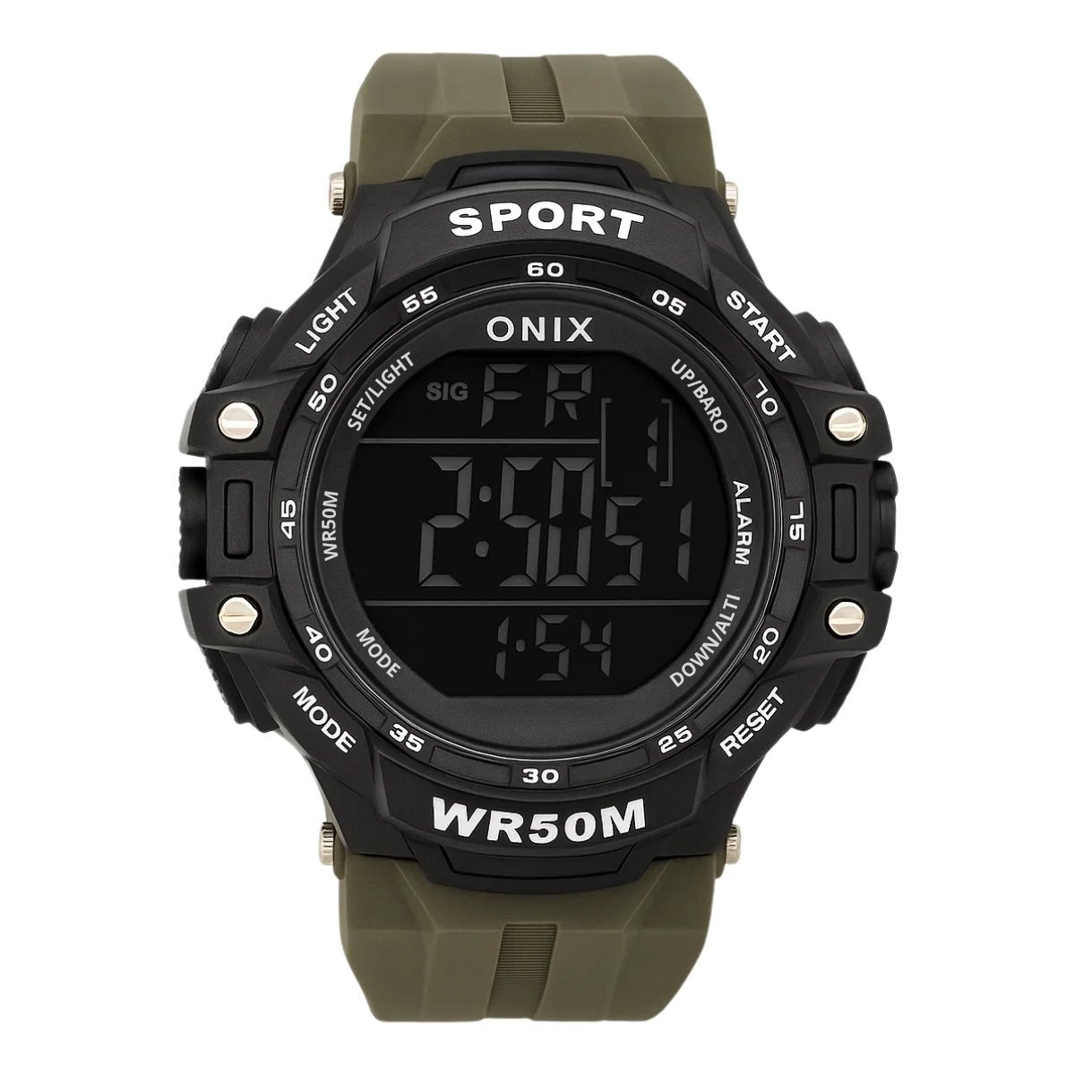 Relógio Masculino Onix Digital IT-373H Preto e Cinza Preto 3