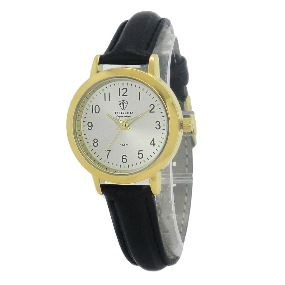 Relógio Unissex Tuguir Analógico Imperium TG30493 Prata e Dourado e Preto Dourado 4