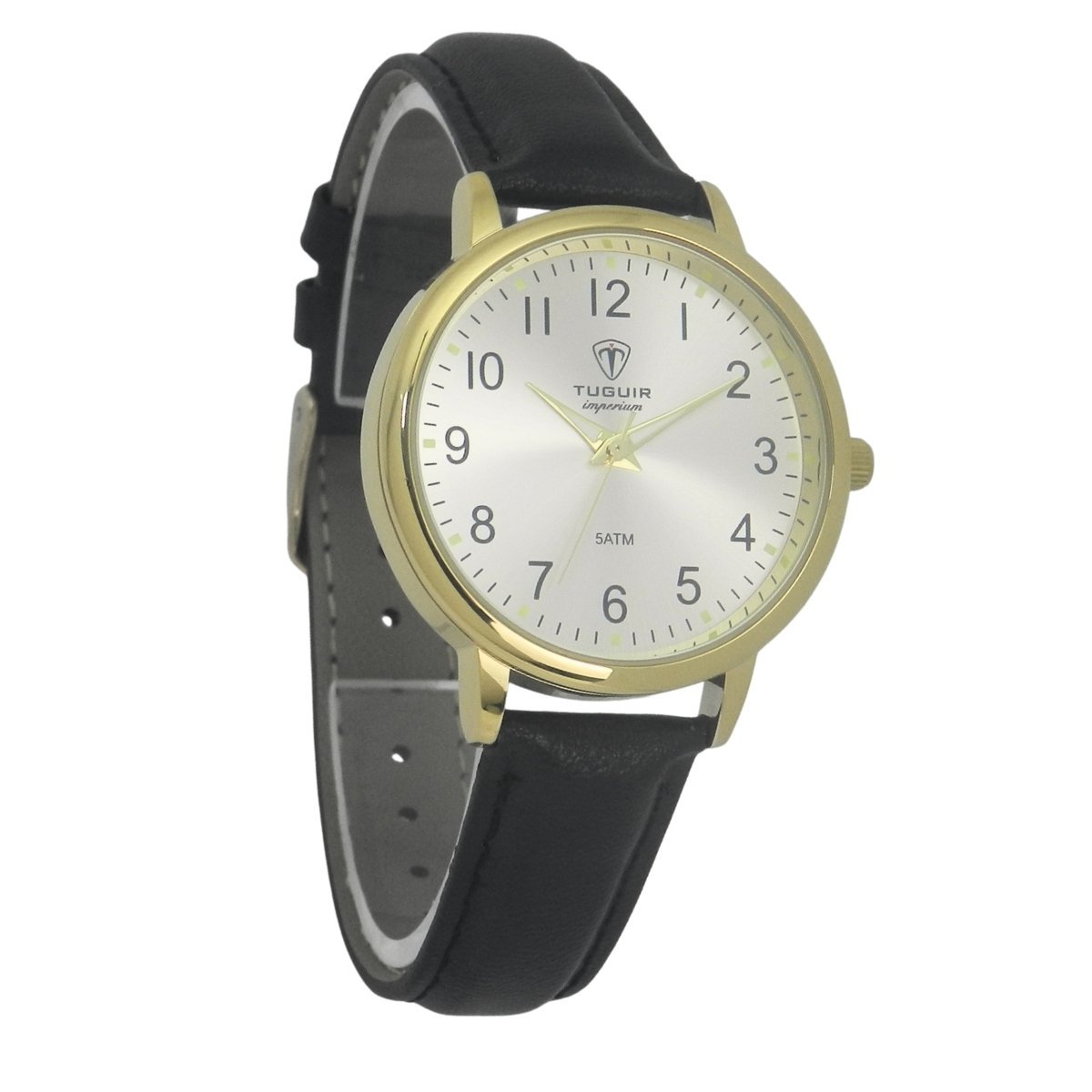 Relógio Unissex Tuguir Analógico Imperium TG30494 Dourado e Prata e Preto Dourado 3