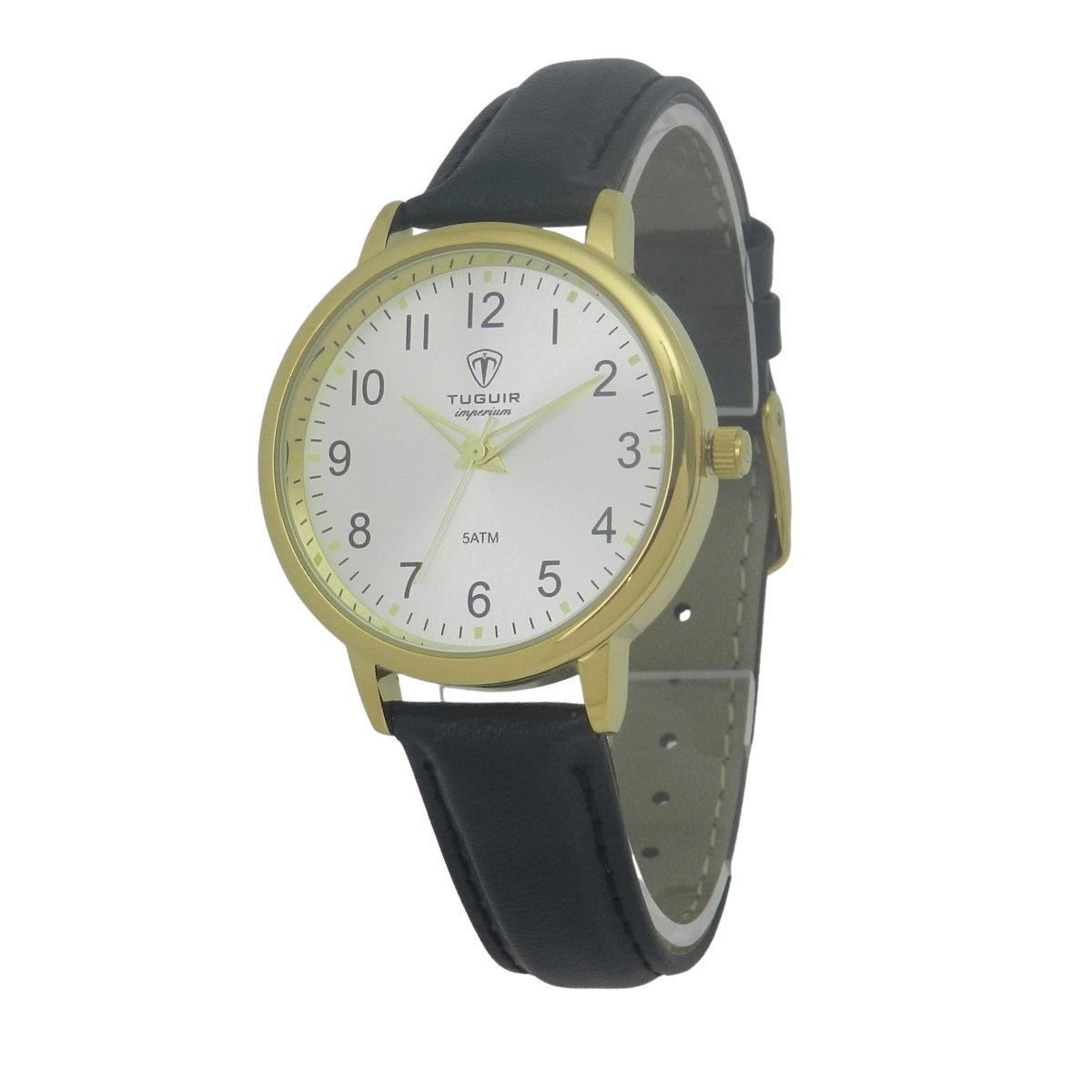 Relógio Unissex Tuguir Analógico Imperium TG30494 Dourado e Prata e Preto Dourado 4