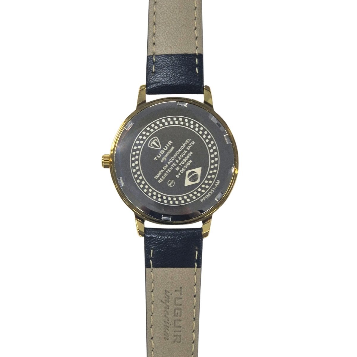 Relógio Unissex Tuguir Analógico Imperium TG30494 Dourado e Prata e Preto Dourado 5