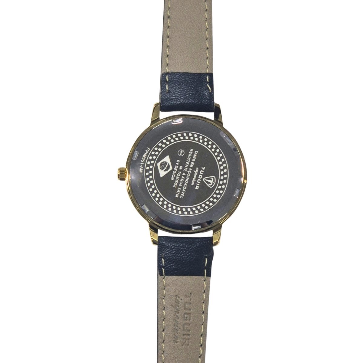 Relógio Unissex Tuguir Analógico Imperium TG30502 Preto e Dourado Dourado 5