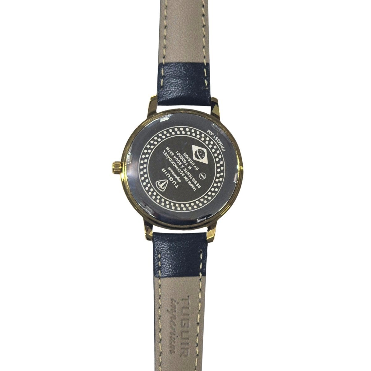 Relógio Unissex Tuguir Analógico Imperium TG30501 Preto e Dourado Dourado 5