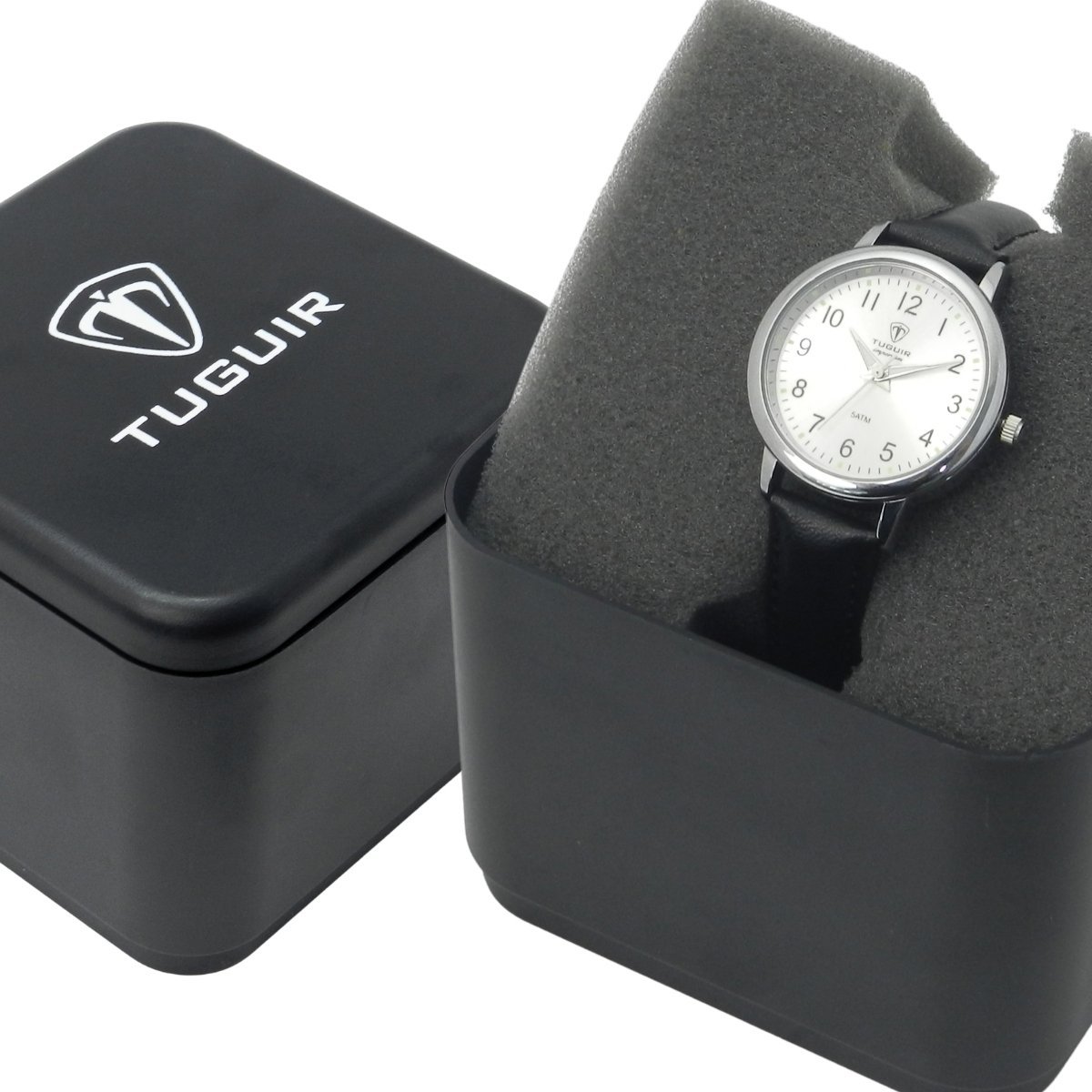 Relógio Unissex Tuguir Analógico Imperium TG30487 Prata e Preto Prata 2