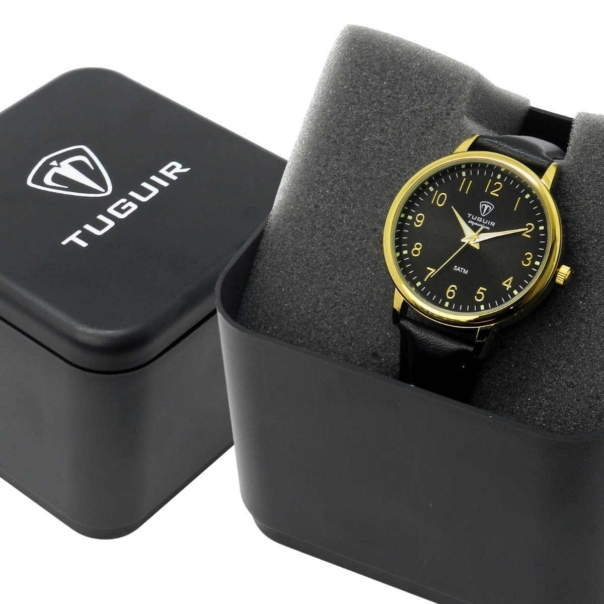 Relógio Feminino Tuguir Analógico Imperium TG30500 Preto e Dourado Dourado 2