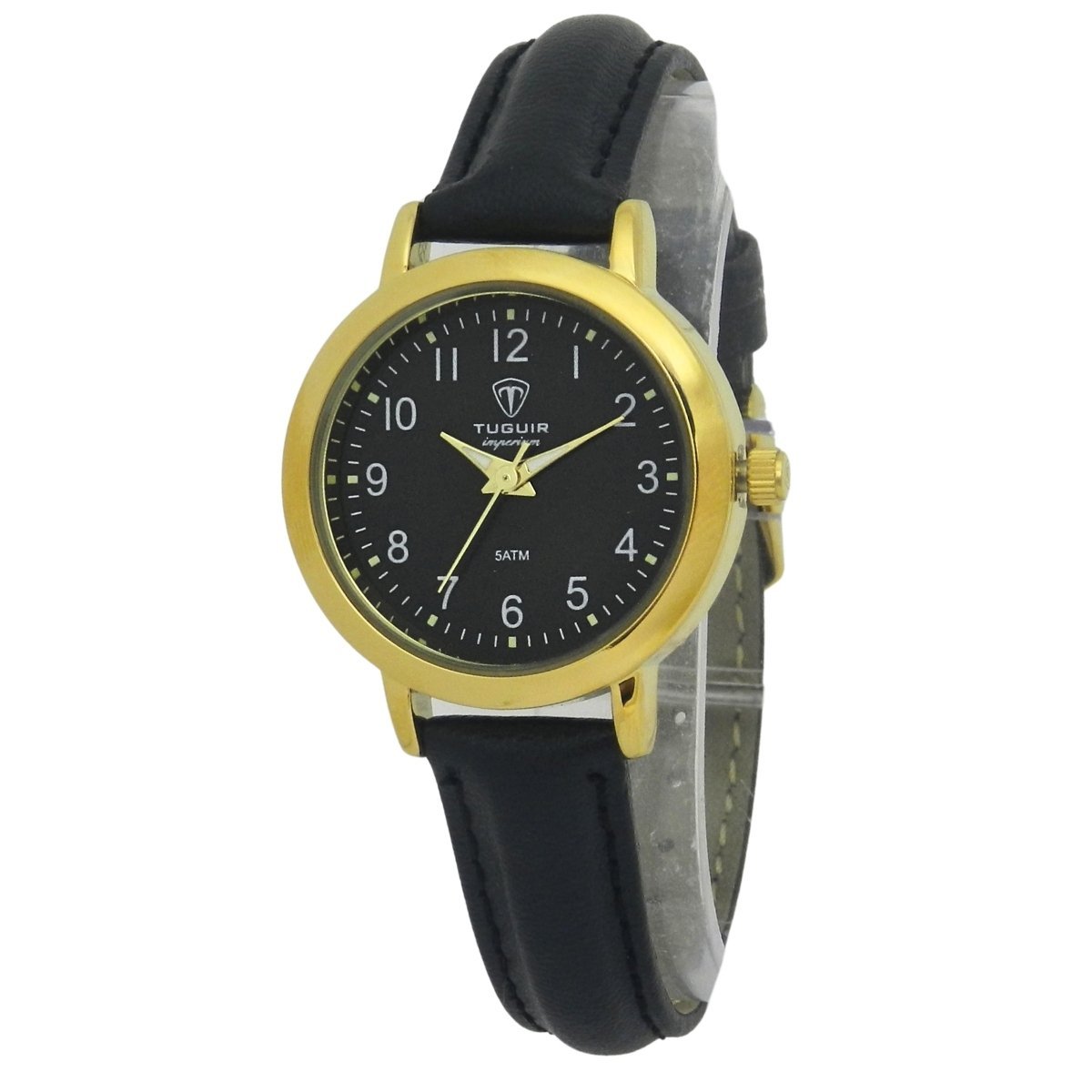 Relógio Feminino Tuguir Analógico Imperium TG30500 Preto e Dourado Dourado 4