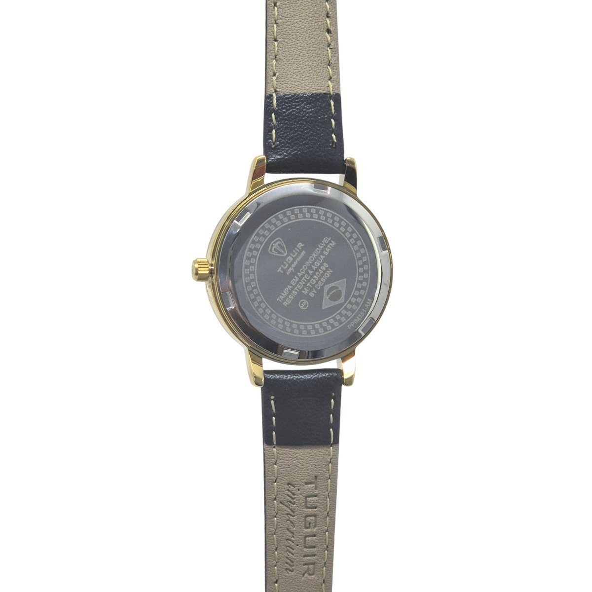 Relógio Feminino Tuguir Analógico Imperium TG30496 Dourado e Preto Dourado 5