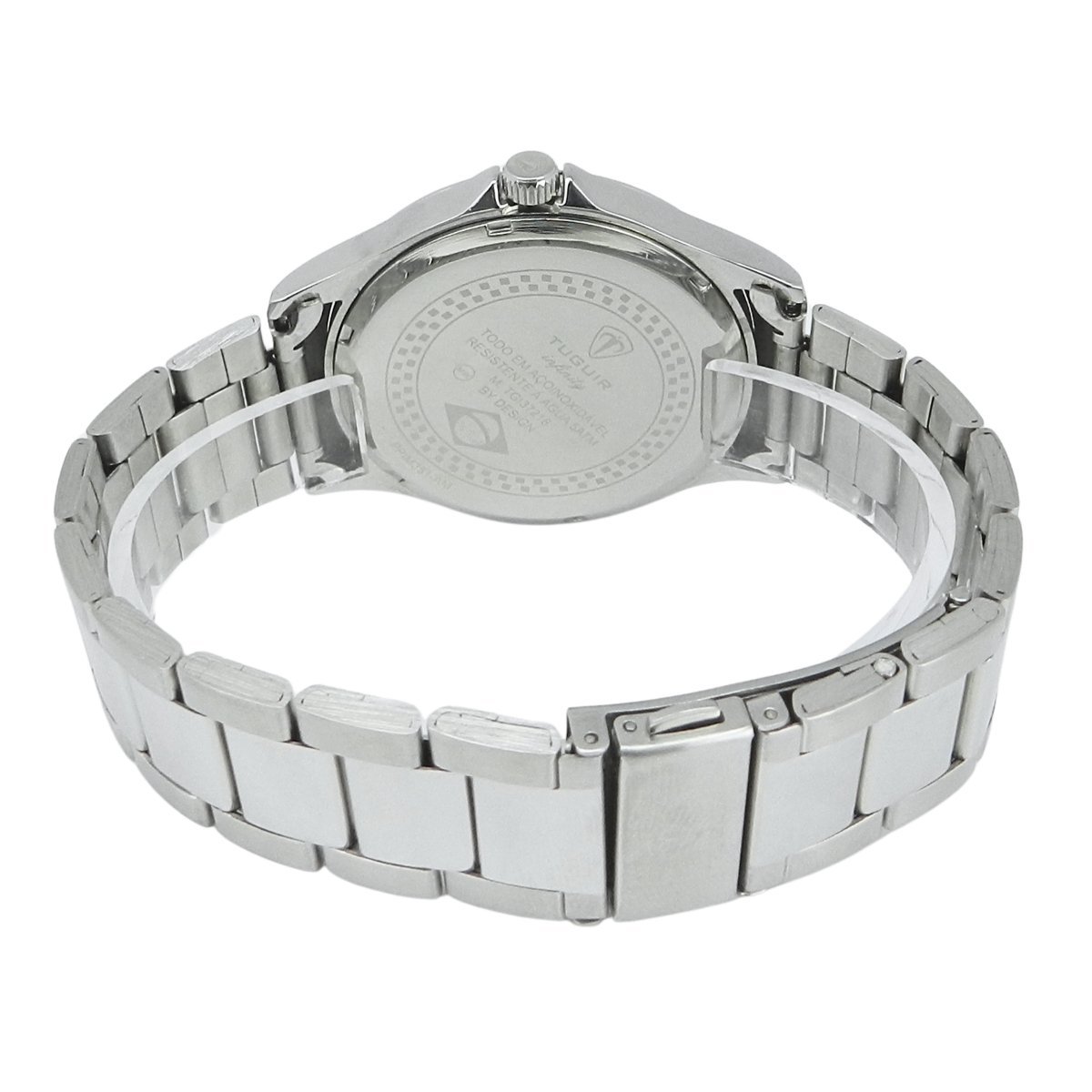 Relógio Masculino de Aço Tuguir Analógico Infinity TGI37216 Prata (DCRE: 2026/08233-7) Prata 6