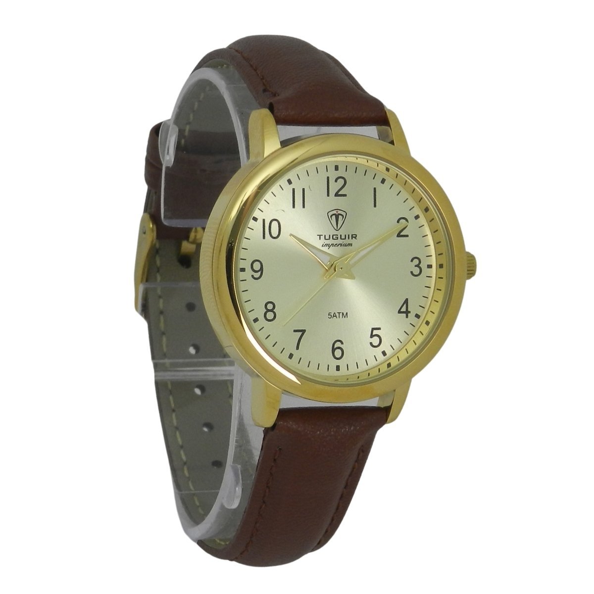 Relógio Feminino Tuguir Analógico Imperium TG30508 Dourado e Marrom (DCRE: 2026/07931-0) Dourado 3