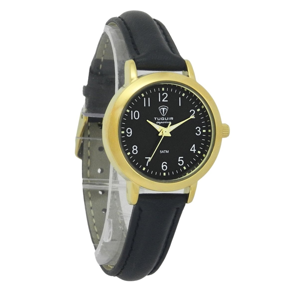 Relógio Unissex Tuguir Analógico Imperium TG30501 Preto e Dourado (DCRE: 2026/07931-0) Dourado/Preto 3