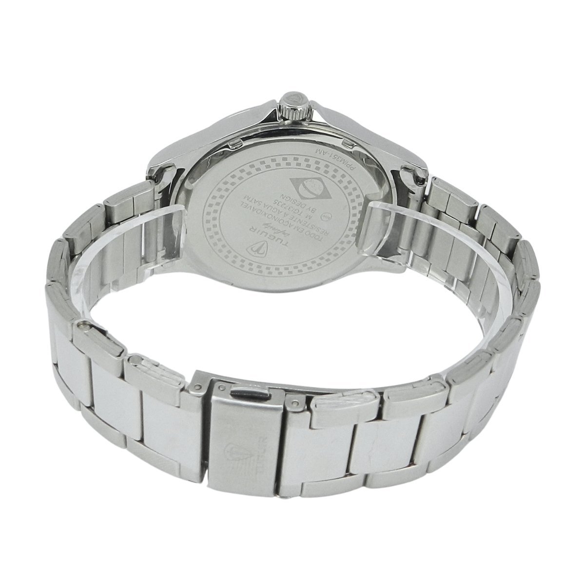 Relógio Masculino de Aço Tuguir Analógico Infinity TGI37235 Prata e Branco (DCRE: 2026/08233-7) Prata 6