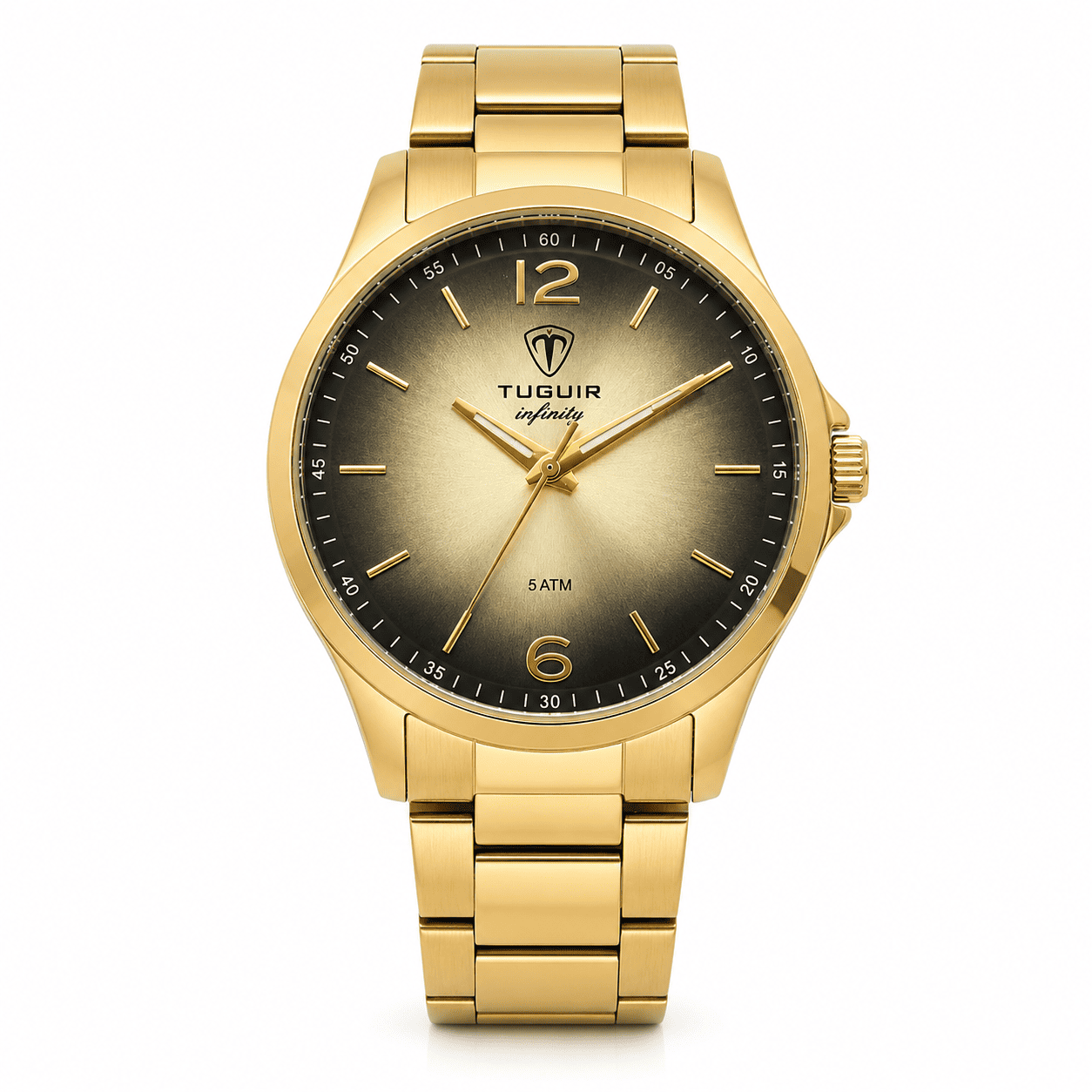 Relógio Masculino de Aço Tuguir Analógico Infinity TGI37222 Dourado (DCRE: 2026/08233-7) Dourado 2