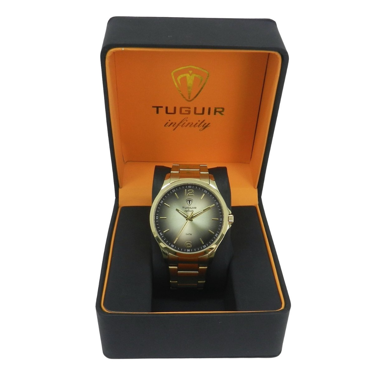 Relógio Masculino de Aço Tuguir Analógico Infinity TGI37222 Dourado (DCRE: 2026/08233-7) Dourado 3