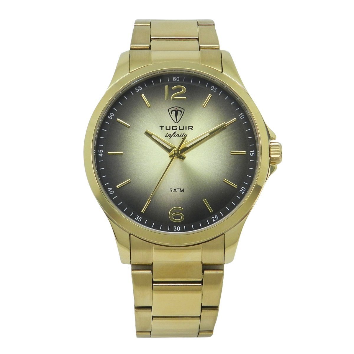 Relógio Masculino de Aço Tuguir Analógico Infinity TGI37222 Dourado (DCRE: 2026/08233-7) Dourado 4