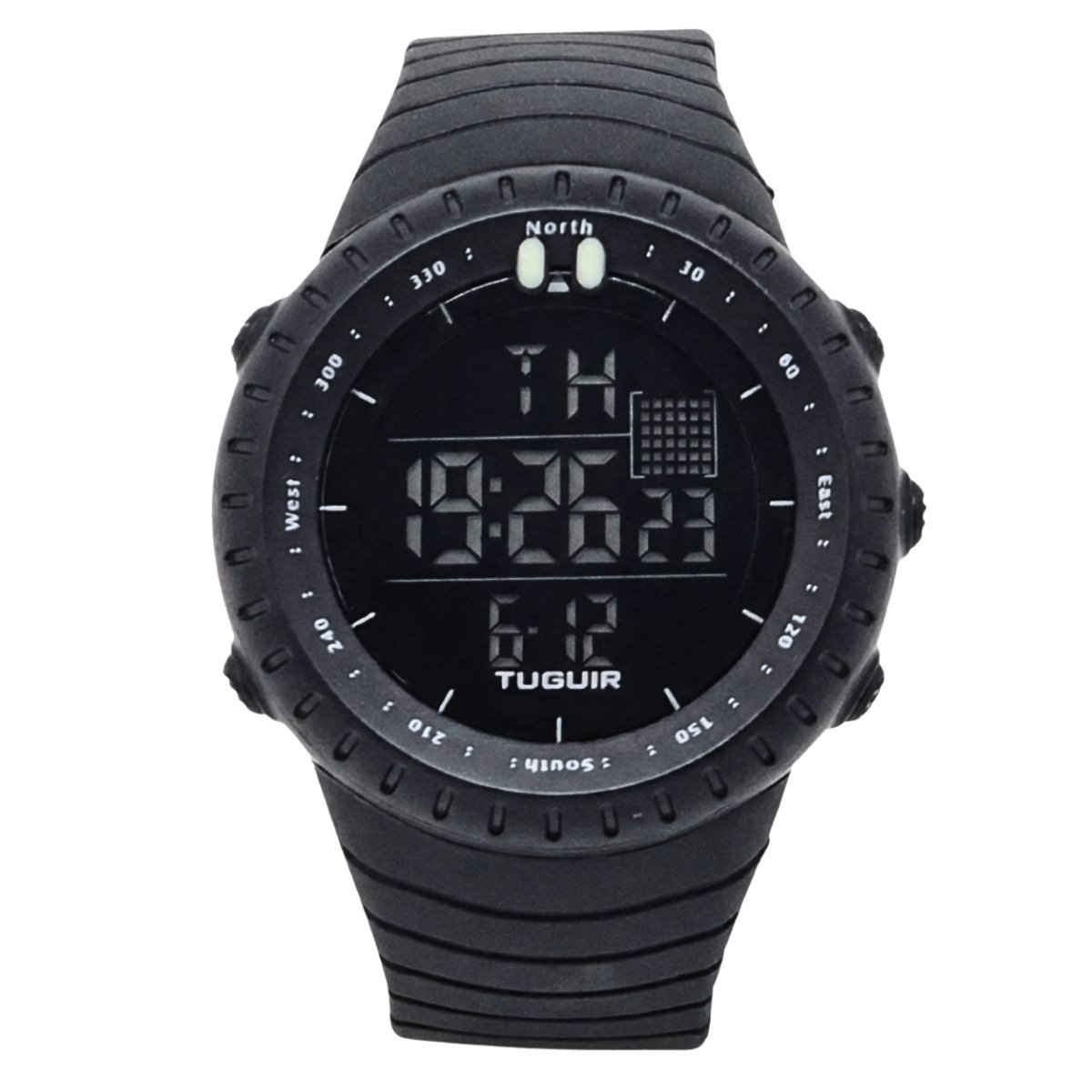 Relógio Masculino Tuguir Digital TG30456 Preto (DCRE: 2025/11114-7)