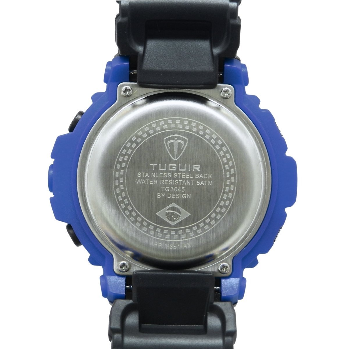 Relógio Masculino Tuguir Digital TG30450 Preto e Azul (DCRE: 2025/11114-7) Preto 4