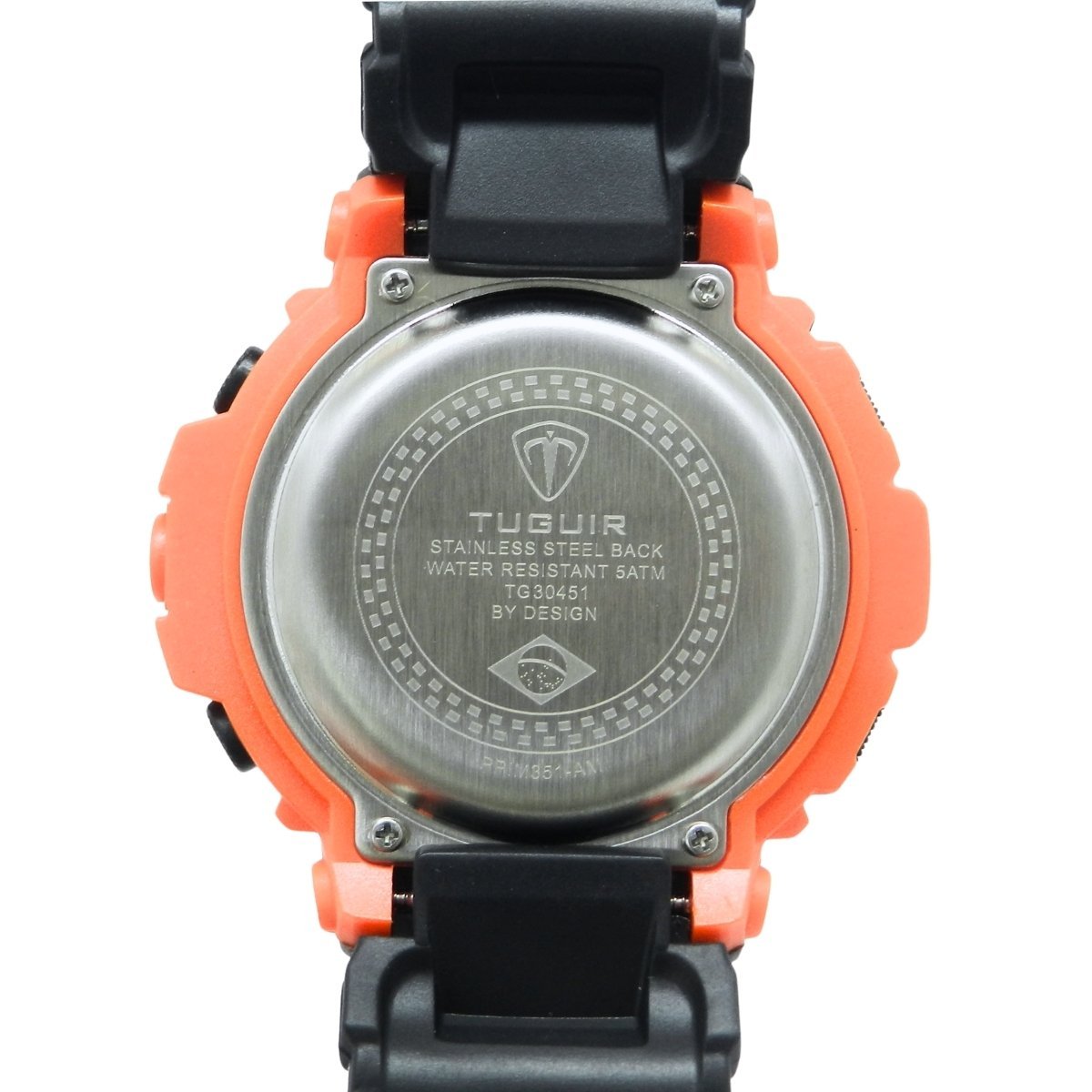 Relógio Masculino Tuguir Digital TG30451 Cinza e Laranja (DCRE: 2025/11114-7) Cinza/Laranja 4
