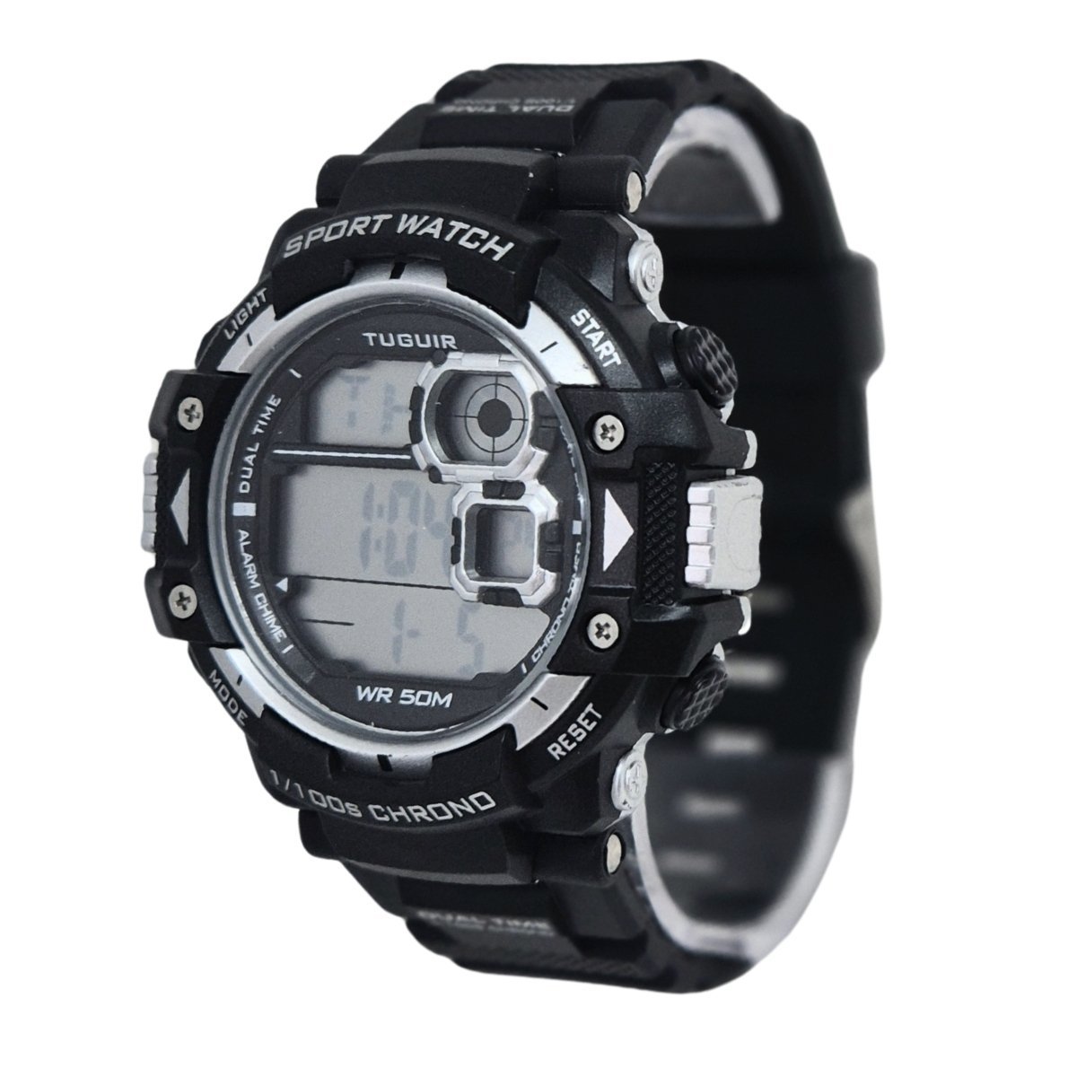 Relógio Masculino Tuguir Digital TG30459 Preto e Prata (DCRE: 2025/11114-7) Preto 3
